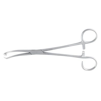 Forcep Seizing White Meister-Hand 7-1/2" Serrated Curved Stainless Steel Ea